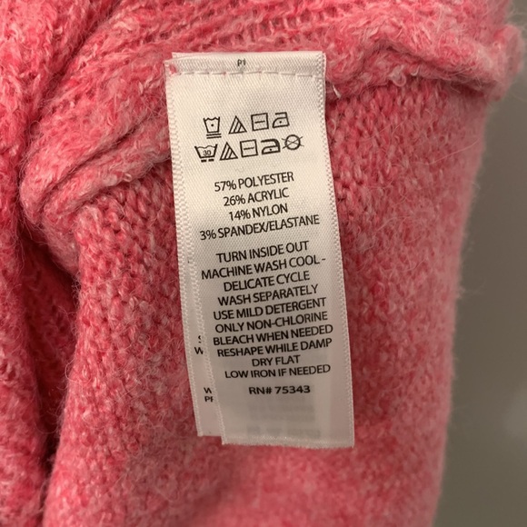 Cupcakes and Cashmere sz M Pink Eiffel Tower Knit Sweater. 1st pic for color - Picture 9 of 10